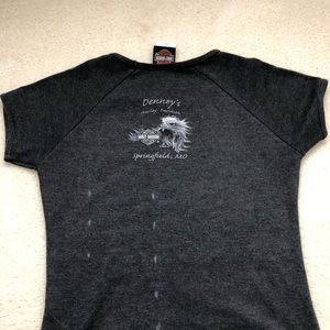 Harley-Davidson Tops - vintage Harley-Davidson rhinestone baby tee shirt Harley-Davidson Tops - vintage Harley-Davidson rhinestone baby tee shirt